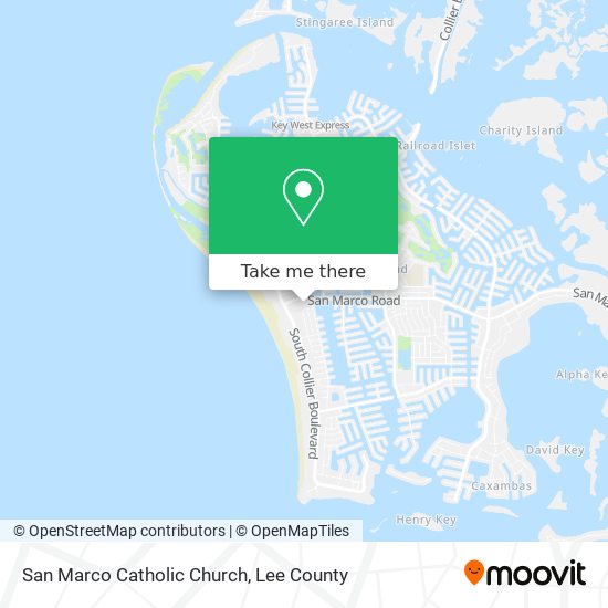 San Marco Catholic Church map