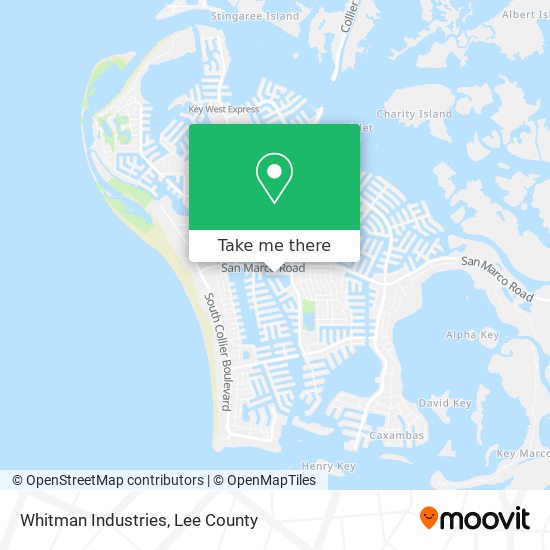 Whitman Industries map
