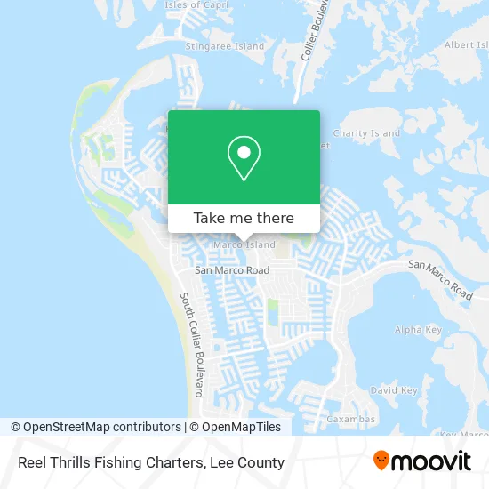 Reel Thrills Fishing Charters map