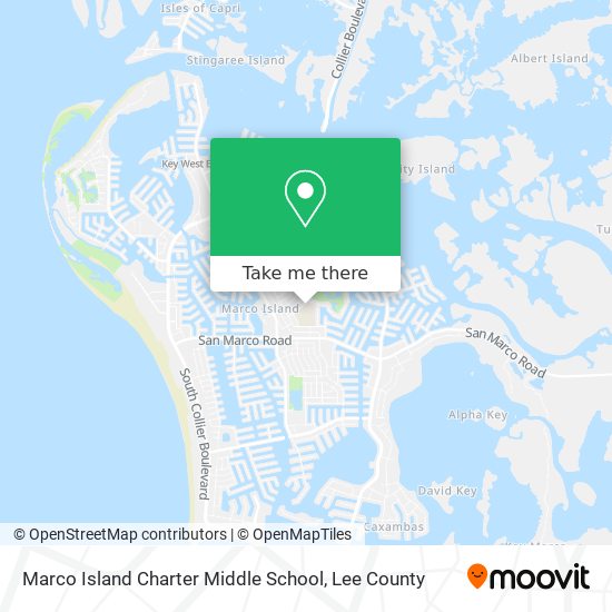 Mapa de Marco Island Charter Middle School