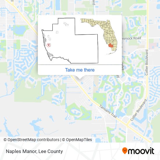 Mapa de Naples Manor