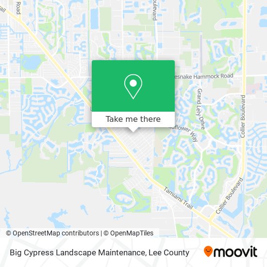 Mapa de Big Cypress Landscape Maintenance