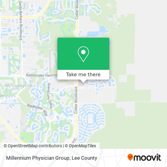 Millennium Physician Group map