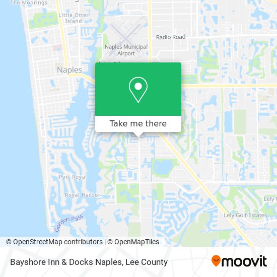 Bayshore Inn & Docks Naples map