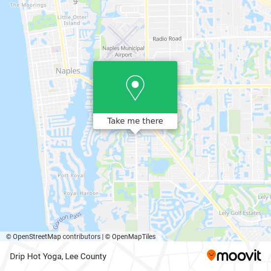 Mapa de Drip Hot Yoga