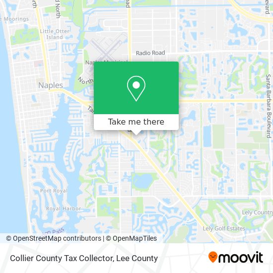 Collier County Tax Collector map