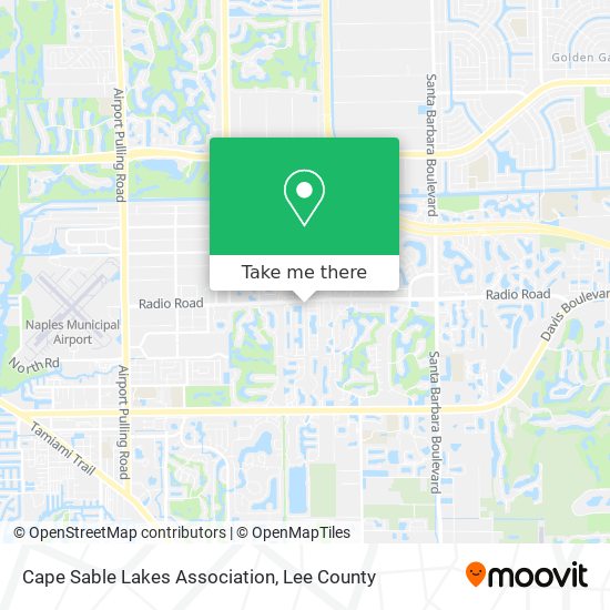 Cape Sable Lakes Association map