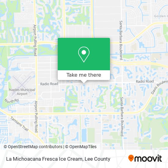 La Michoacana Fresca Ice Cream map