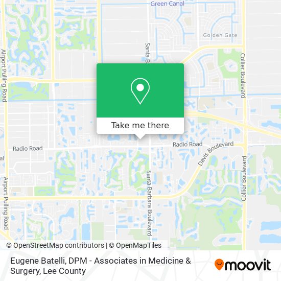 Mapa de Eugene Batelli, DPM - Associates in Medicine & Surgery