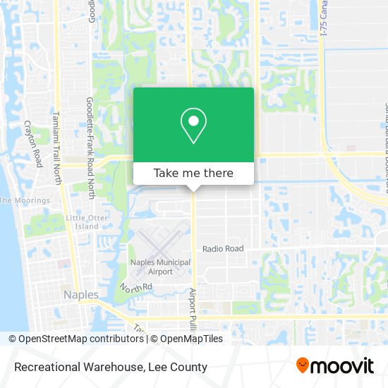 Mapa de Recreational Warehouse