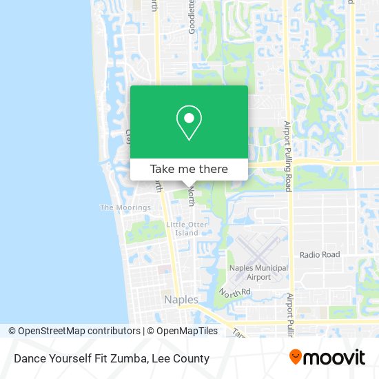 Mapa de Dance Yourself Fit Zumba