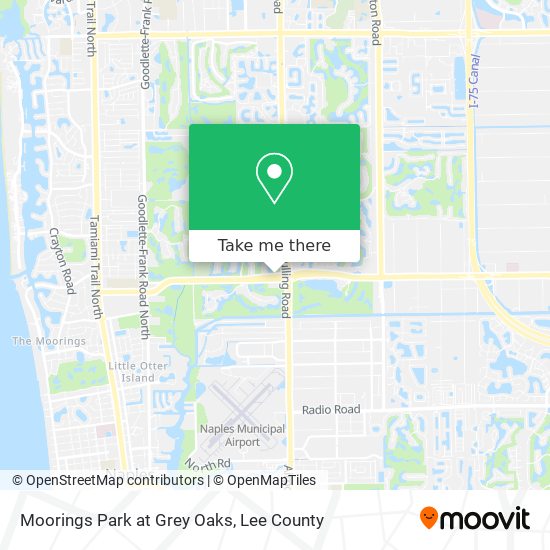 Mapa de Moorings Park at Grey Oaks