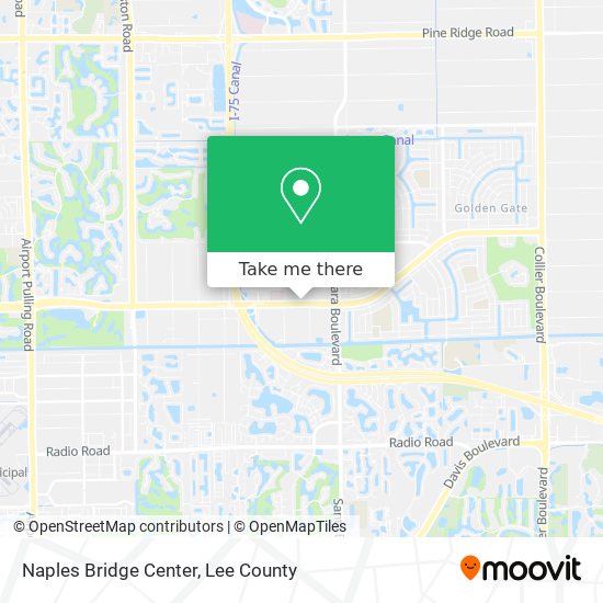 Naples Bridge Center map