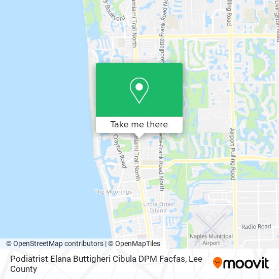 Mapa de Podiatrist Elana Buttigheri Cibula DPM Facfas