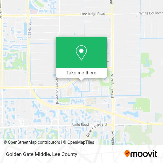 Golden Gate Middle map