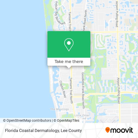 Mapa de Florida Coastal Dermatology