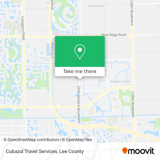 Mapa de Cubazul Travel Services