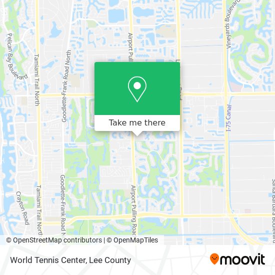 World Tennis Center map