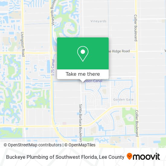 Buckeye Plumbing of Southwest Florida map