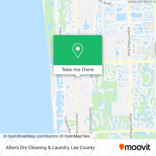 Mapa de Allen's Dry Cleaning & Laundry