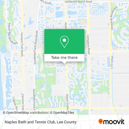 Naples Bath and Tennis Club map