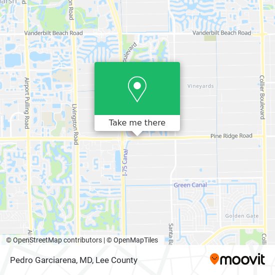 Pedro Garciarena, MD map