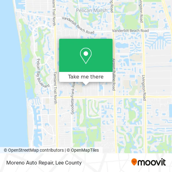 Moreno Auto Repair map