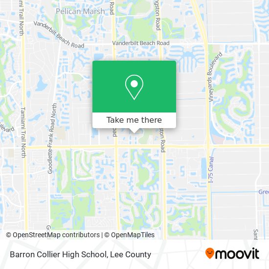 Mapa de Barron Collier High School