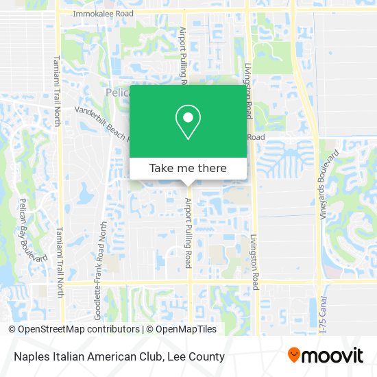 Naples Italian American Club map