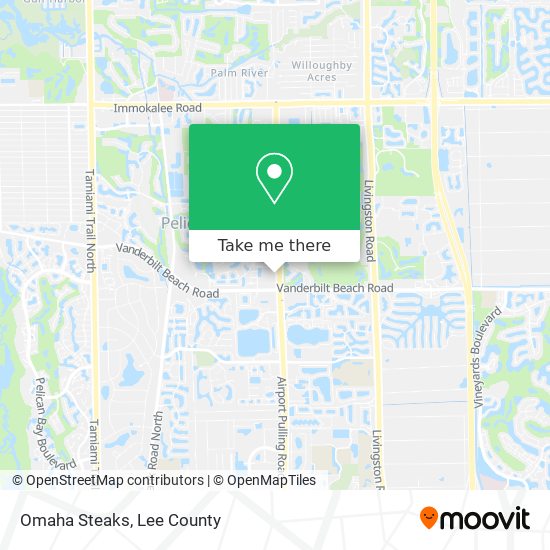 Omaha Steaks map