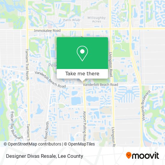 Designer Divas Resale map