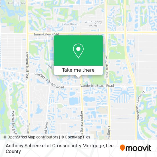Anthony Schrenkel at Crosscountry Mortgage map