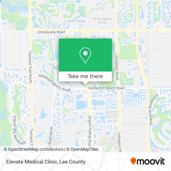 Mapa de Elevate Medical Clinic