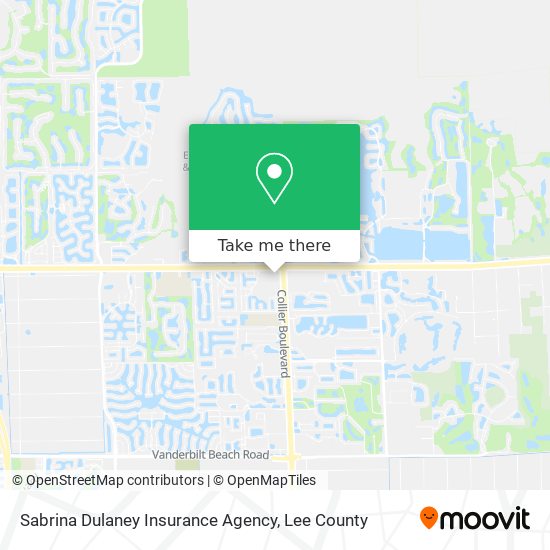 Mapa de Sabrina Dulaney Insurance Agency