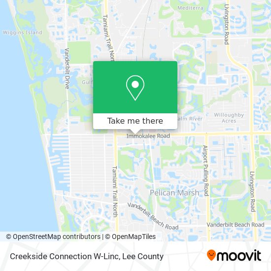 Creekside Connection W-Linc map