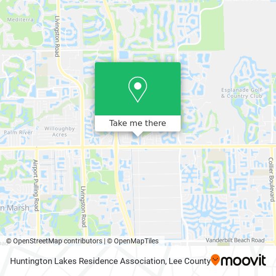 Mapa de Huntington Lakes Residence Association
