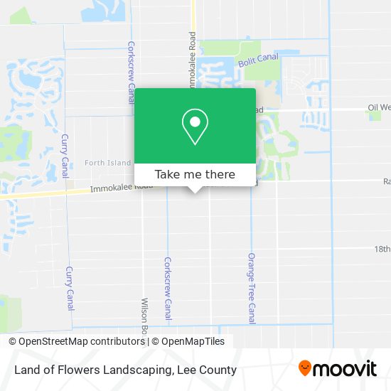 Land of Flowers Landscaping map