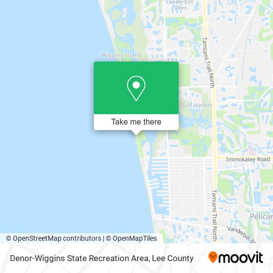 Denor-Wiggins State Recreation Area map