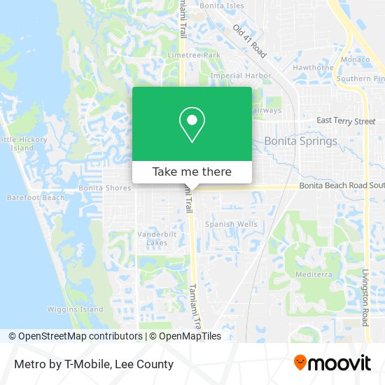 Mapa de Metro by T-Mobile