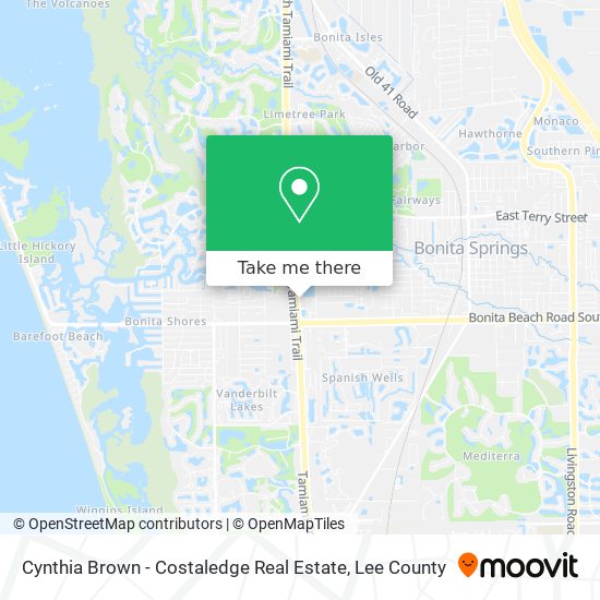 Cynthia Brown - Costaledge Real Estate map