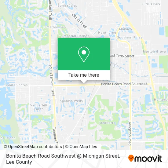 Bonita Beach Road Southwest @ Michigan Street map