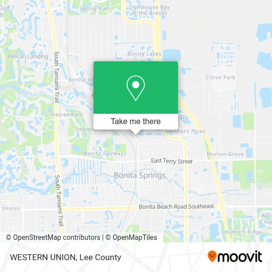 WESTERN UNION map