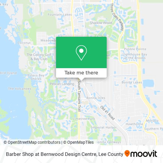 Barber Shop at Bernwood Design Centre map