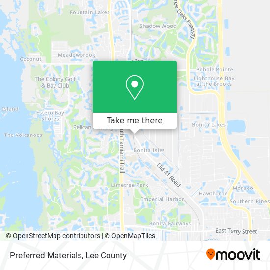 Mapa de Preferred Materials