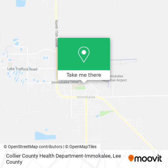 Mapa de Collier County Health Department-Immokalee