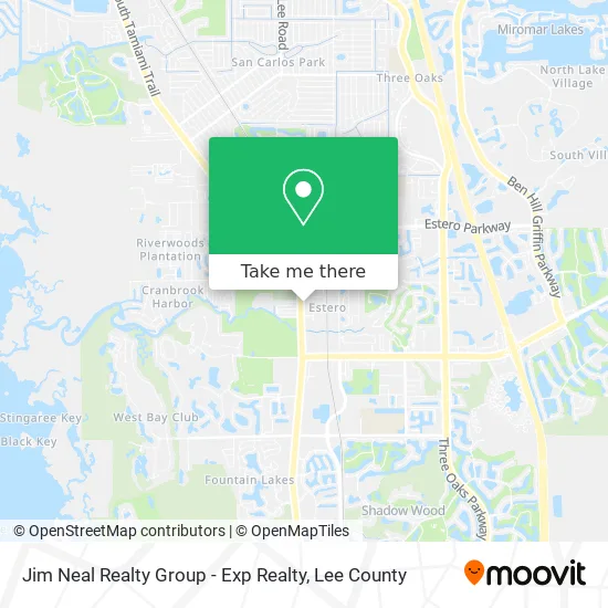 Jim Neal Realty Group - Exp Realty map