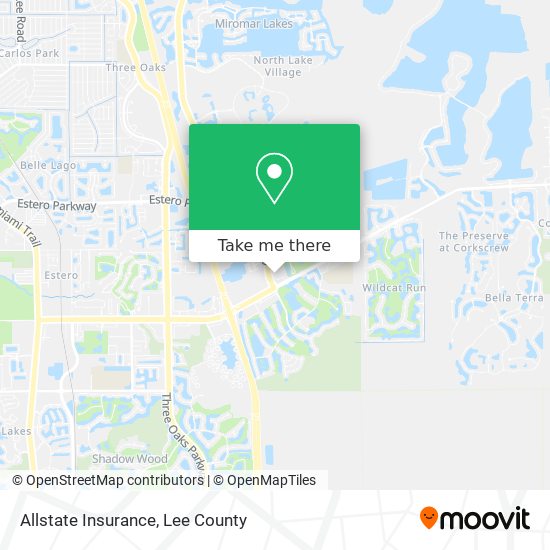 Allstate Insurance map