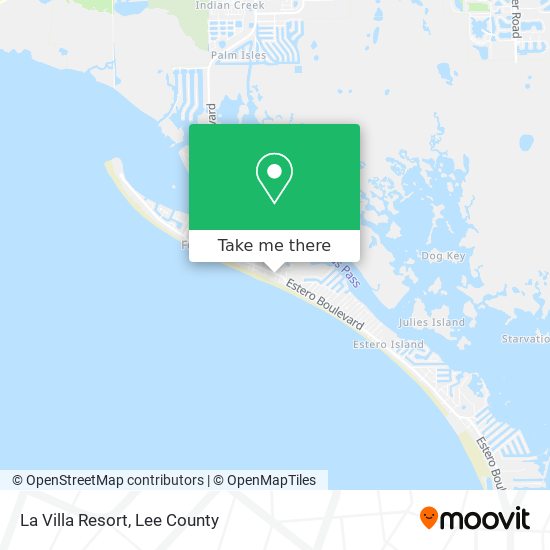 Mapa de La Villa Resort