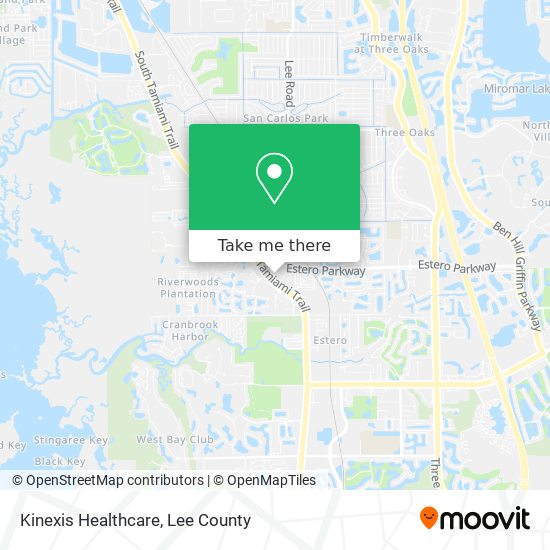 Kinexis Healthcare map