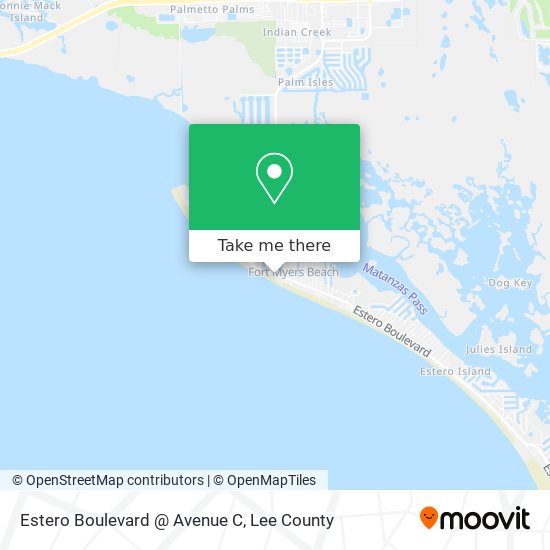 Estero Boulevard @ Avenue C map